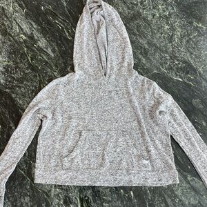 Gray Hooded Sweatshirt